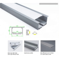 Barra de perfil de aluminio empotrada de 50 * 32mm del techo para la luz del LED